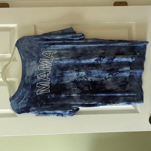 NWOT Tie Dye Mama Shirt